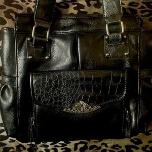 Y2K LARGE BLACK PURSE